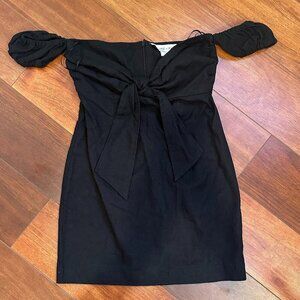 Maurie + Eve Black Pablo Mini Dress Size 2